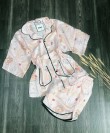 bộ ngủ đùi pyjama tay cánh dơi