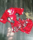 Bộ ngủ Pyjama tay ngắn quần ngắn lụa satin