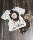 Bộ ngủ Pyjama tay ngắn lụa satin