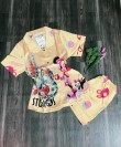 Bộ ngủ Pyjama tay ngắn quần ngắn lụa satin