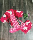 Bộ ngủ Pyjama tay ngắn quần ngắn lụa satin