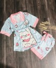 Bộ ngủ Pyjama tay ngắn lụa satin