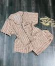 Bộ ngủ Pyjama tay ngắn lụa Mango