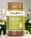 Mầm đậu nành Super Lecithin 1200mg 100 viên mẫu mới Healthy Care Úc