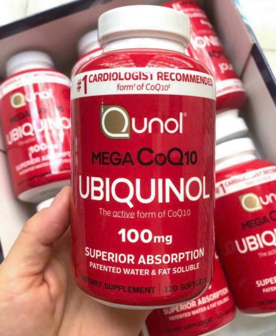 Qunol Mega CoQ10 cho tim Ubiquinol